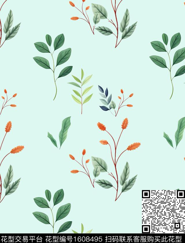 雪纺少女小碎花传统印花华亿平台下载（图片编号: 1608495） - 瓦栏（Walan）