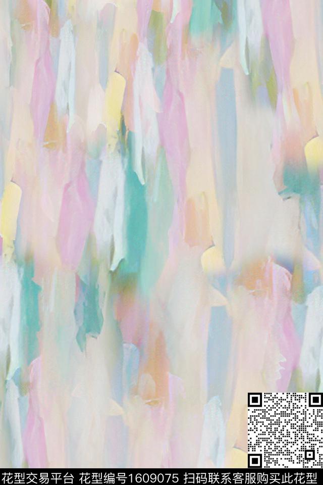 水彩抽象数码印花华亿平台下载（图片编号: 1609075） - 瓦栏（Walan）