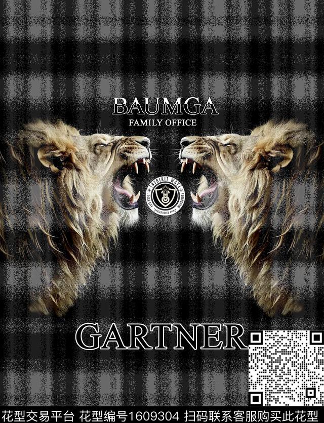 狮子定位欧美数码印花华亿平台下载（图片编号: 1609304） - 瓦栏（Walan）