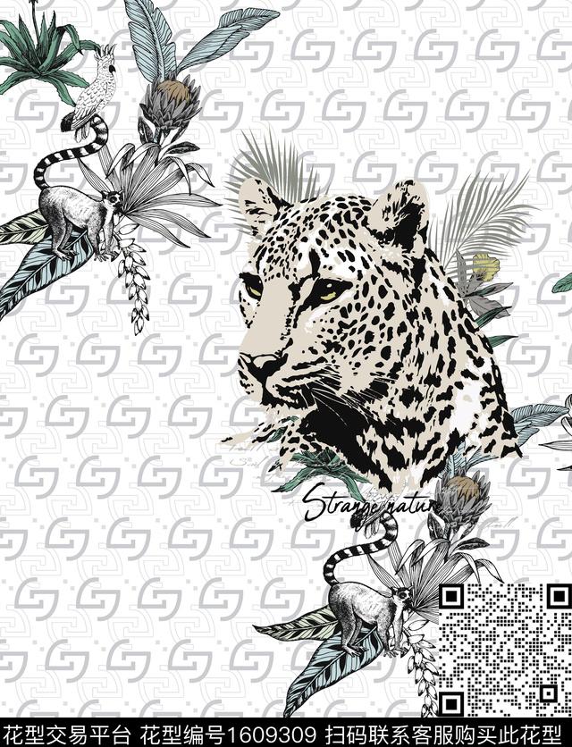 豹猴子定位数码印花华亿平台下载（图片编号: 1609309） - 瓦栏（Walan）