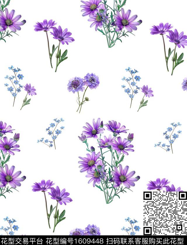 雪纺小碎花连衣裙传统印花华亿平台下载（图片编号: 1609448） - 瓦栏（Walan）