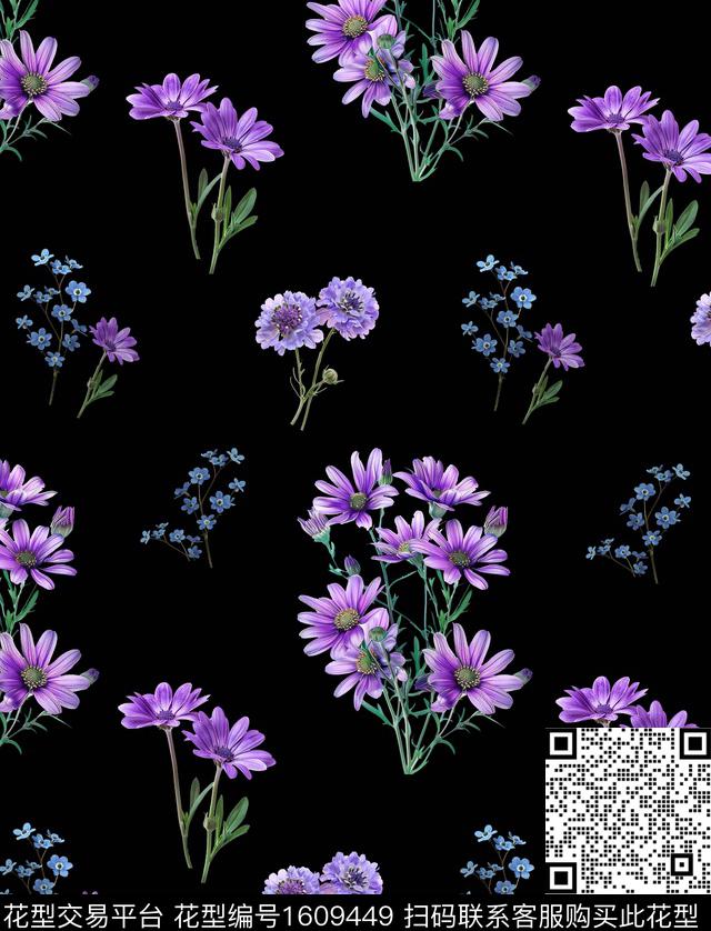 雪纺小碎花连衣裙传统印花华亿平台下载（图片编号: 1609449） - 瓦栏（Walan）