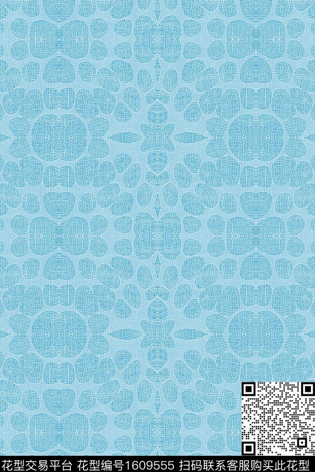 肌理抽象对称数码印花华亿平台下载（图片编号: 1609555） - 瓦栏（Walan）