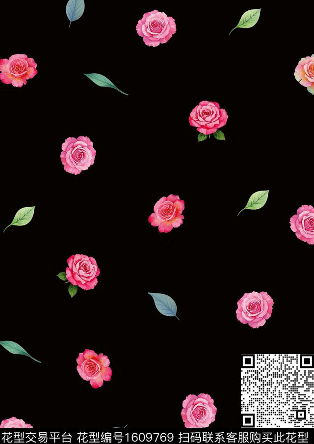 小清新雪纺小碎花传统印花华亿平台下载（图片编号: 1609769） - 瓦栏（Walan）