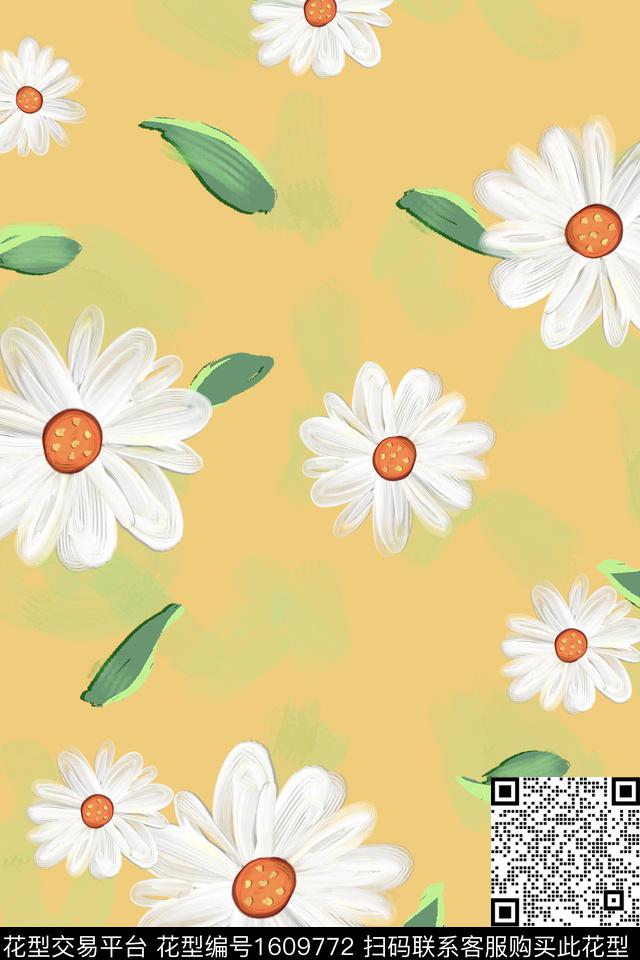 大牌风简约油画华亿平台数码印花华亿平台下载（图片编号: 1609772） - 瓦栏（Walan）