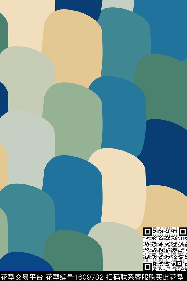 大牌风简约几何传统印花华亿平台下载（图片编号: 1609782） - 瓦栏（Walan）