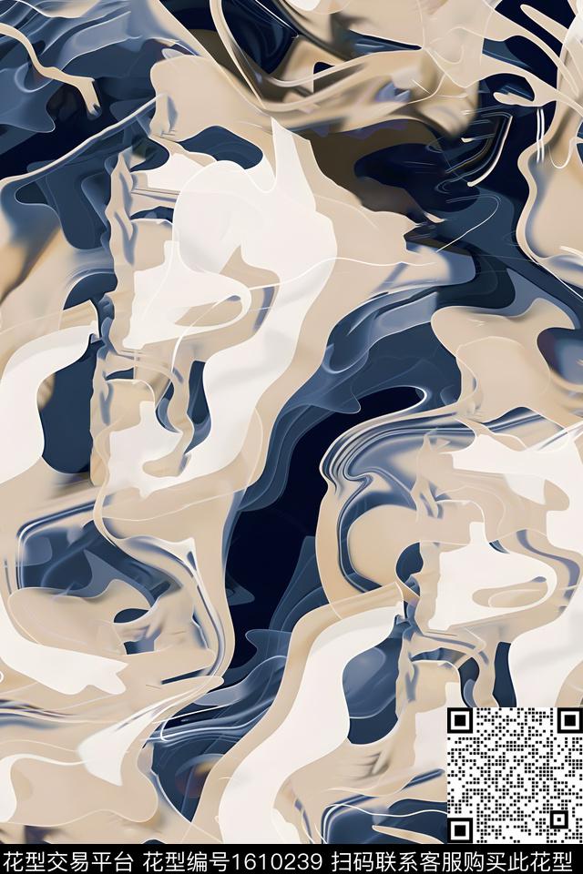 抽象数码印花华亿平台下载（图片编号: 1610239） - 瓦栏（Walan）