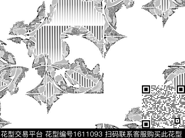 民族风条纹数码印花华亿平台下载（图片编号: 1611093） - 瓦栏（Walan）