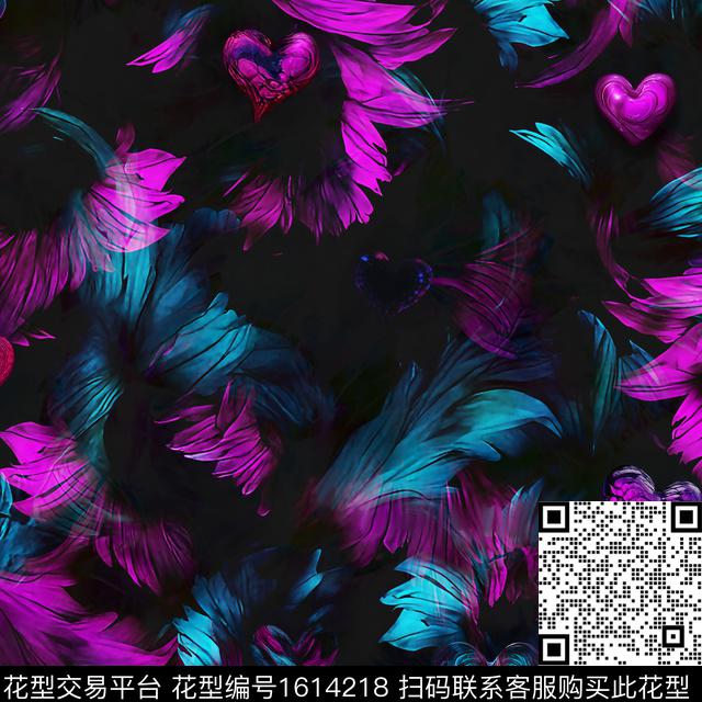 抽象数码印花华亿平台下载（图片编号: 1614218） - 瓦栏（Walan）