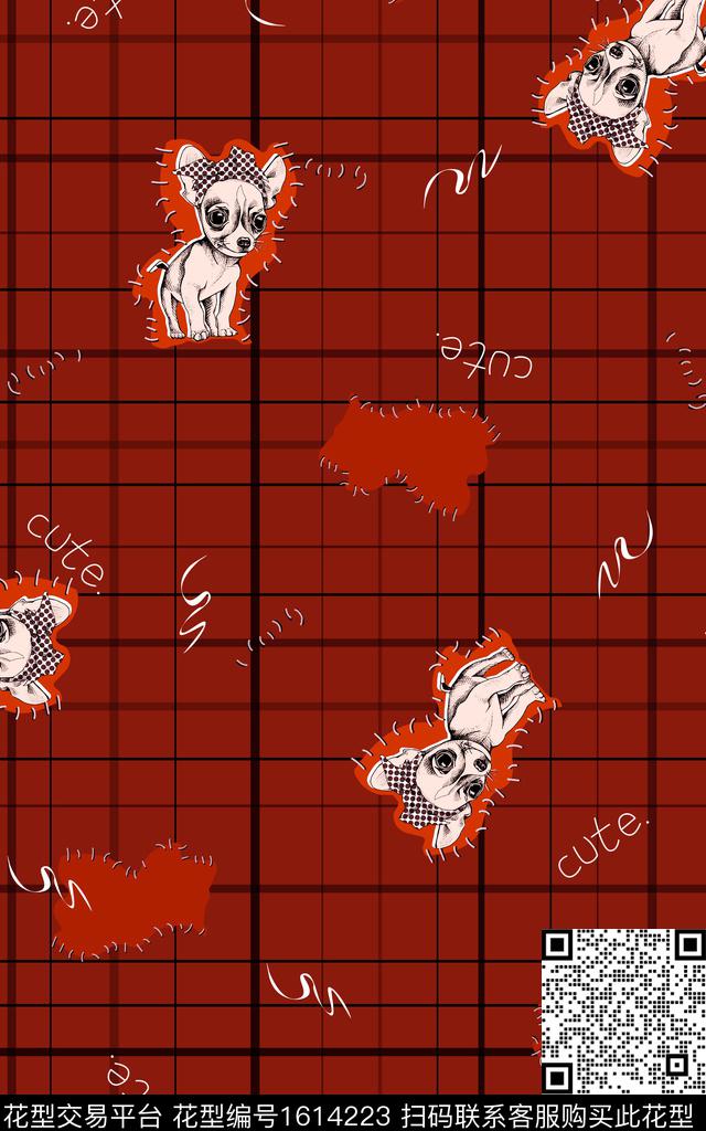 动物童装卡通数码印花华亿平台下载（图片编号: 1614223） - 瓦栏（Walan）