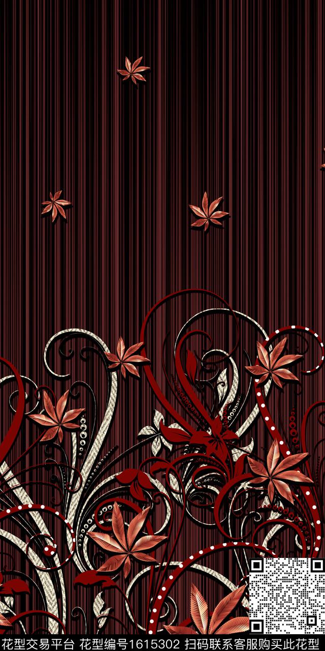 定位花民族风中老年数码印花华亿平台下载（图片编号: 1615302） - 瓦栏（Walan）