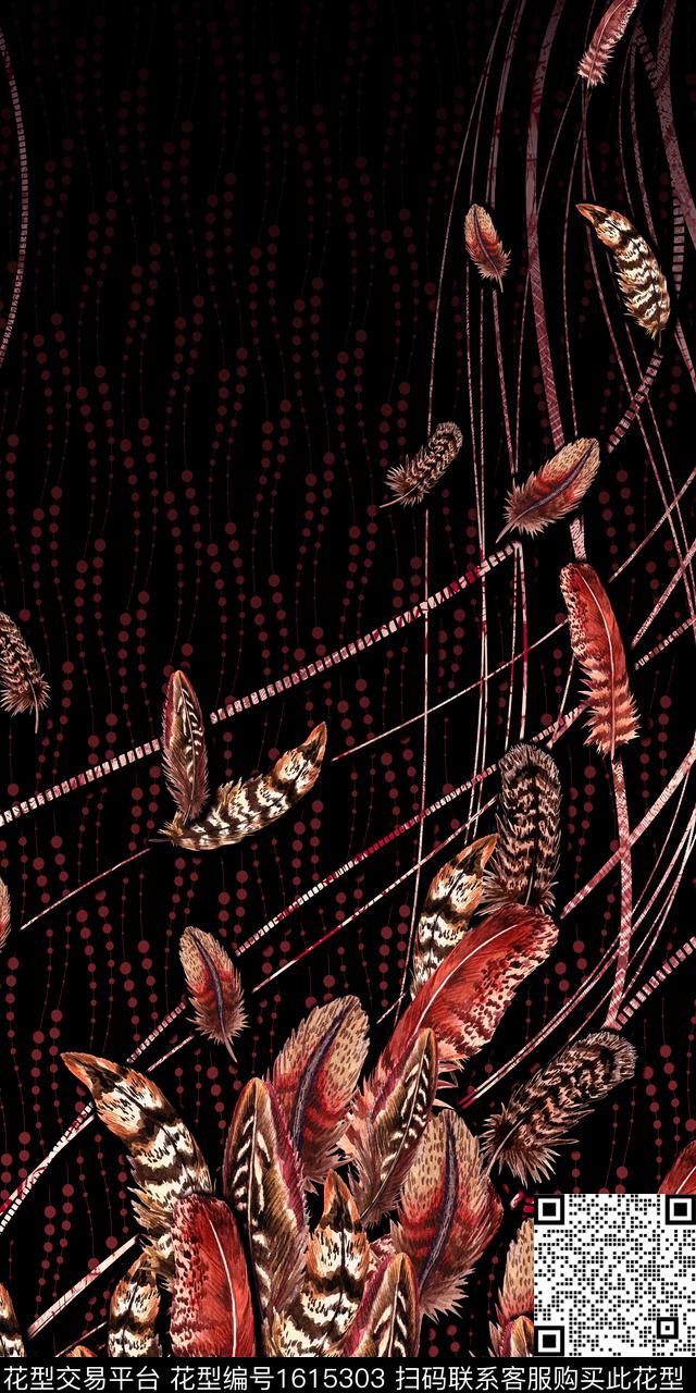 定位花线条中老年数码印花华亿平台下载（图片编号: 1615303） - 瓦栏（Walan）