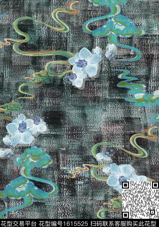 古典花纹小碎花休闲数码印花华亿平台下载（图片编号: 1615525） - 瓦栏（Walan）