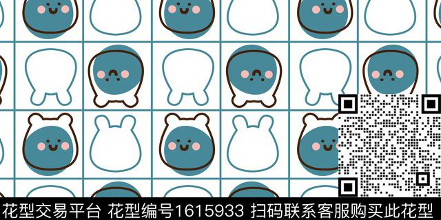 卡通动物趣味童装传统印花华亿平台下载（图片编号: 1615933） - 瓦栏（Walan）