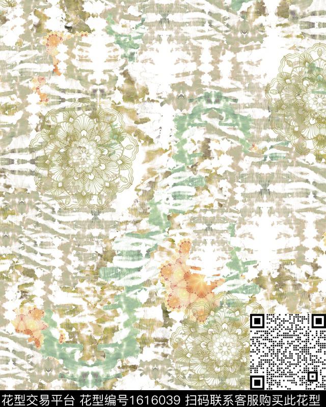 水彩纹理抽象数码印花华亿平台下载（图片编号: 1616039） - 瓦栏（Walan）