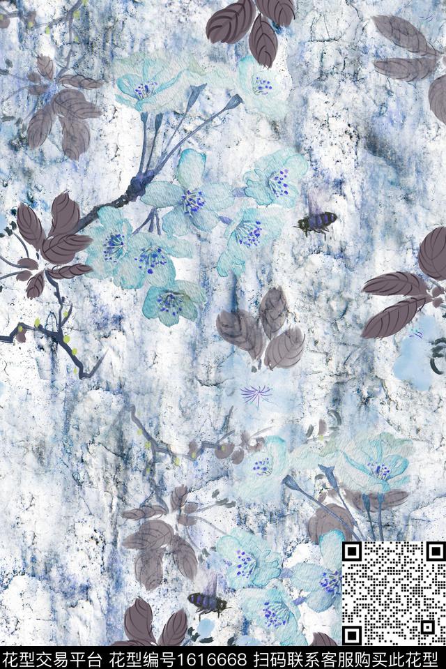 大理石休闲肌理数码印花华亿平台下载（图片编号: 1616668） - 瓦栏（Walan）
