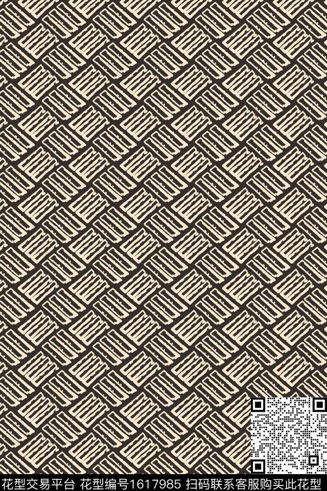 格子条纹传统印花华亿平台下载（图片编号: 1617985） - 瓦栏（Walan）