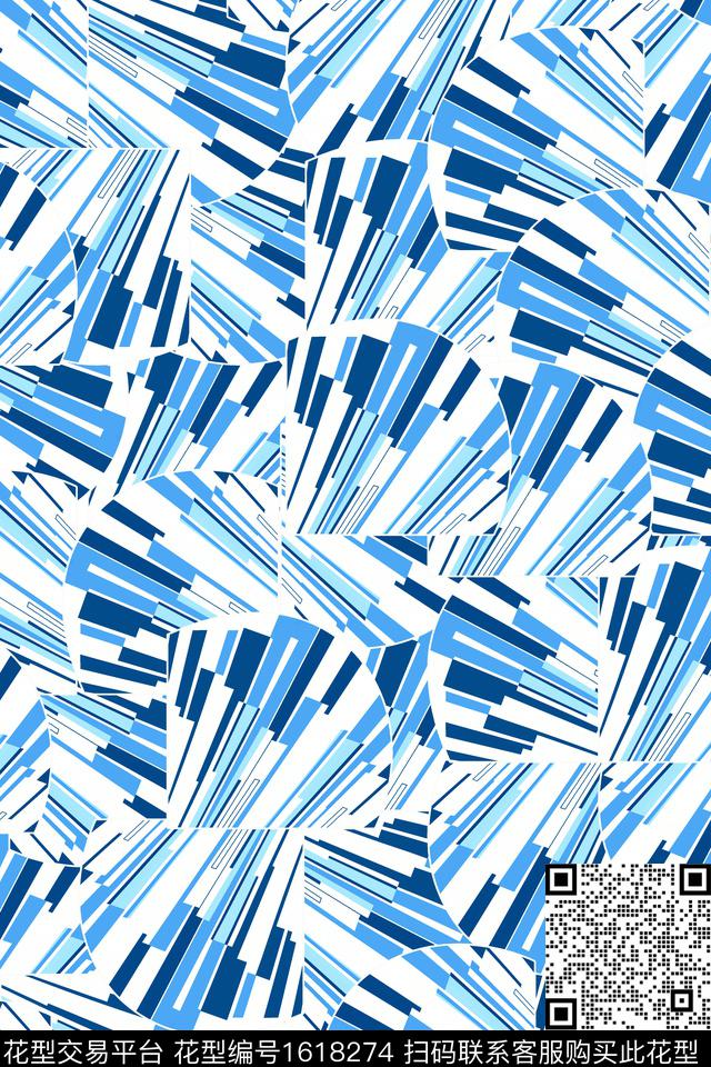 混合拼接传统印花华亿平台下载（图片编号: 1618274） - 瓦栏（Walan）