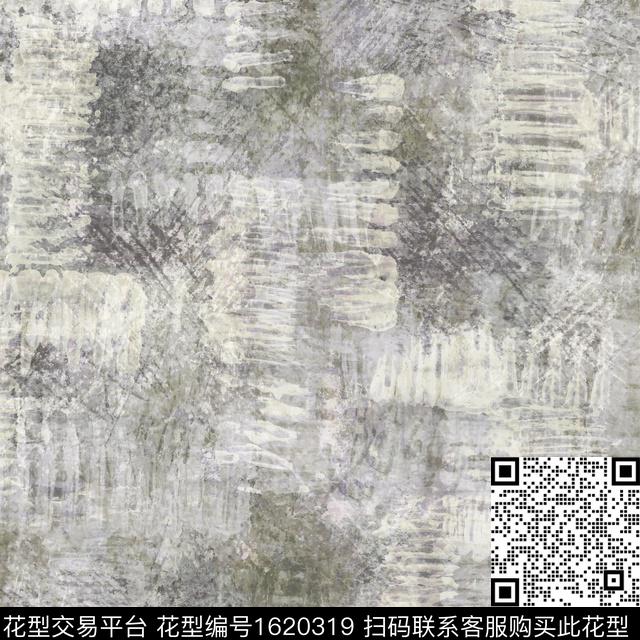抽象肌理数码印花华亿平台下载（图片编号: 1620319） - 瓦栏（Walan）