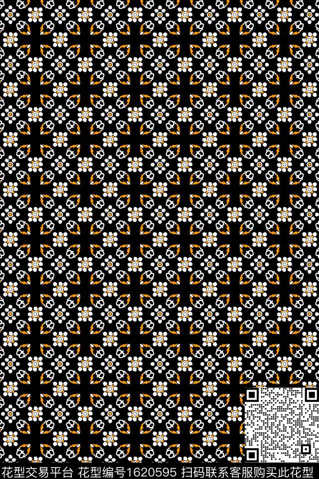 民族风民族纹样数码印花华亿平台下载（图片编号: 1620595） - 瓦栏（Walan）