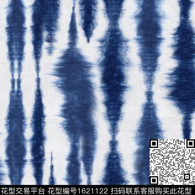 晕染肌理抽象扎染华亿平台数码印花华亿平台下载（图片编号: 1621122） - 瓦栏（Walan）