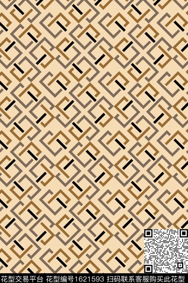 格子条纹传统印花华亿平台下载（图片编号: 1621593） - 瓦栏（Walan）