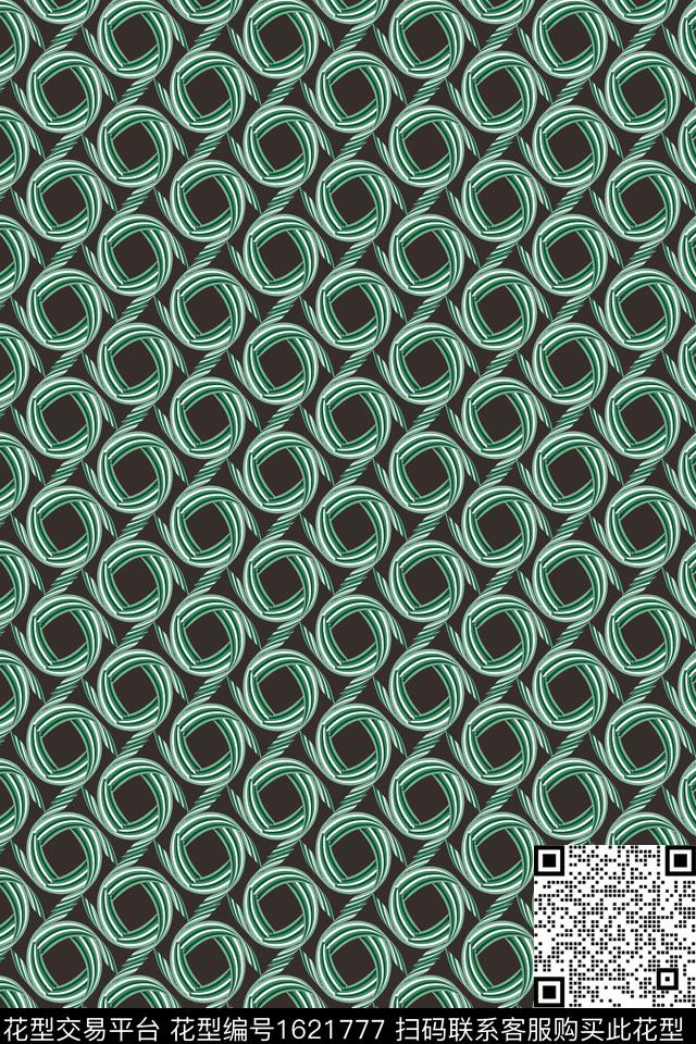 几何条纹螺旋传统印花华亿平台下载（图片编号: 1621777） - 瓦栏（Walan）