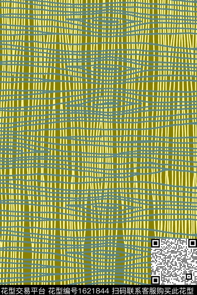 条纹线条传统印花华亿平台下载（图片编号: 1621844） - 瓦栏（Walan）