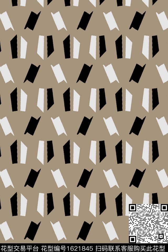 几何色块传统印花华亿平台下载（图片编号: 1621845） - 瓦栏（Walan）
