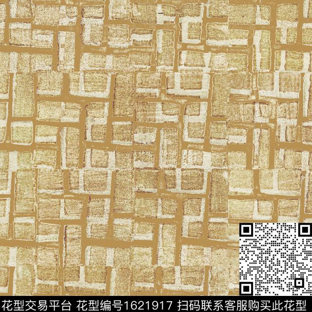几何肌理格子数码印花华亿平台下载（图片编号: 1621917） - 瓦栏（Walan）