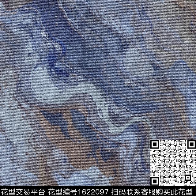 抽象肌理牛仔纹理数码印花华亿平台下载（图片编号: 1622097） - 瓦栏（Walan）