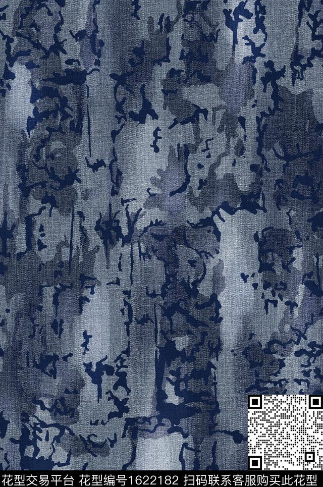 纹理迷彩牛仔数码印花华亿平台下载（图片编号: 1622182） - 瓦栏（Walan）