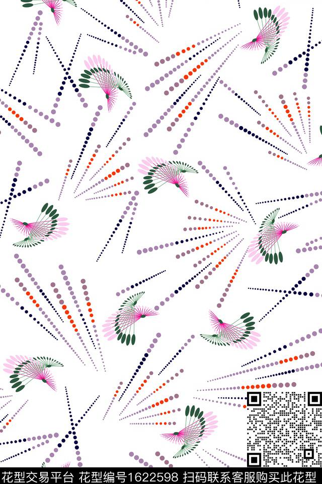 年轻女装清爽波点传统印花华亿平台下载（图片编号: 1622598） - 瓦栏（Walan）