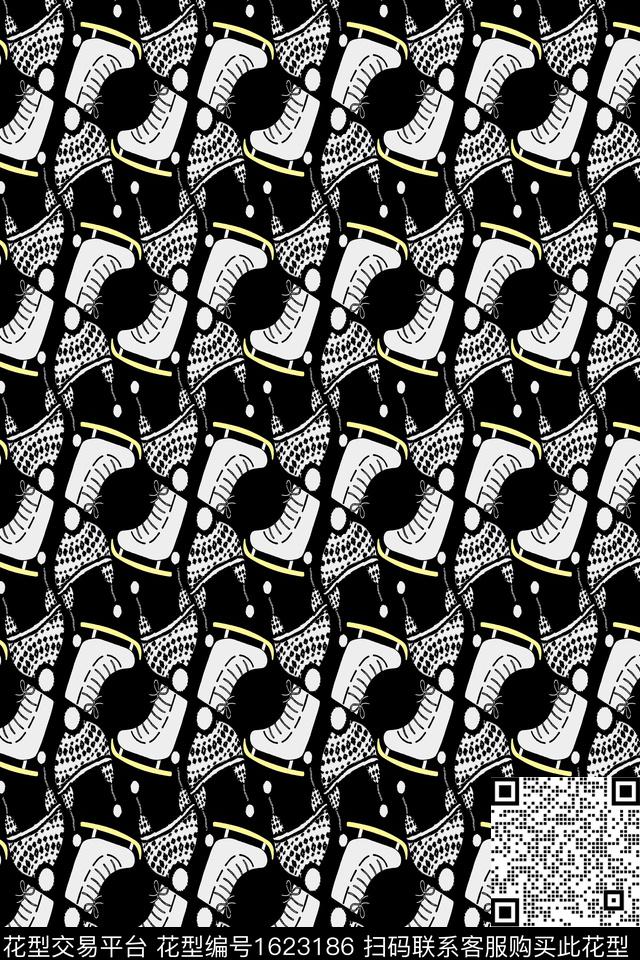 帽子黑白华亿平台趣味数码印花华亿平台下载（图片编号: 1623186） - 瓦栏（Walan）