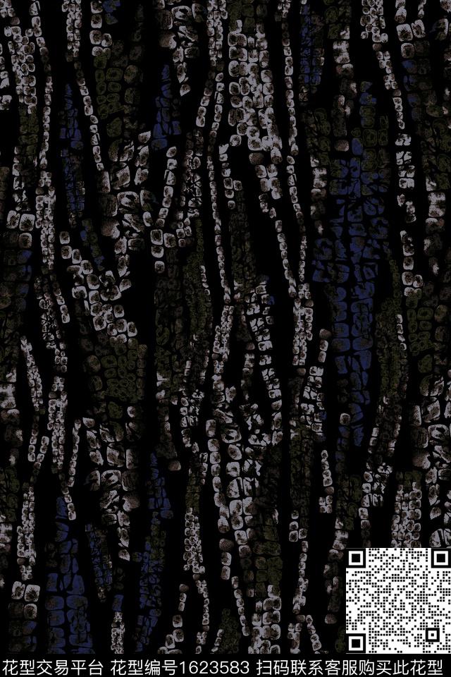 纹理动物纹男装数码印花华亿平台下载（图片编号: 1623583） - 瓦栏（Walan）