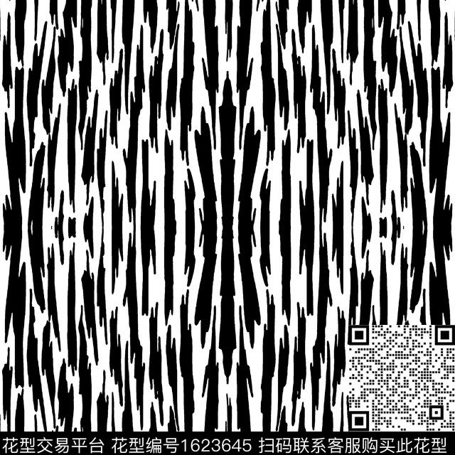 黑白抽象对称传统印花华亿平台下载（图片编号: 1623645） - 瓦栏（Walan）