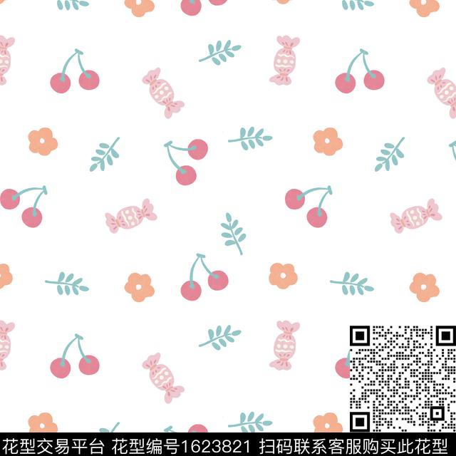 植物小清新小碎花传统印花华亿平台下载（图片编号: 1623821） - 瓦栏（Walan）