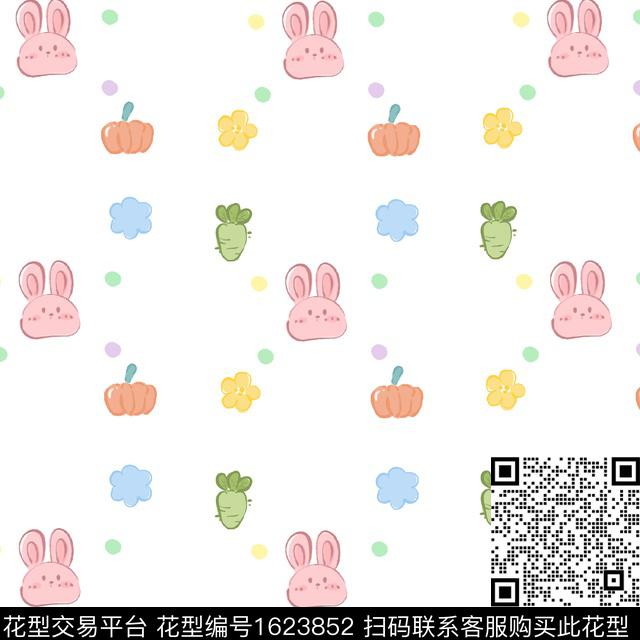 小碎花卡通母婴数码印花华亿平台下载（图片编号: 1623852） - 瓦栏（Walan）