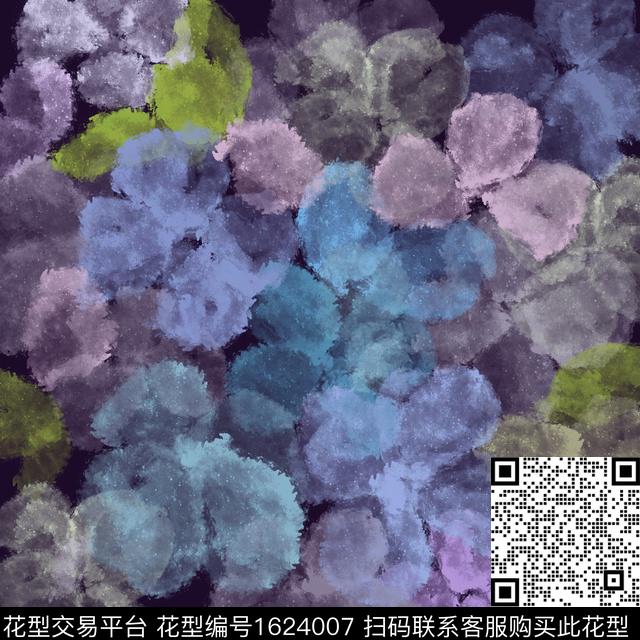 定位胸前定位抽象数码印花华亿平台下载（图片编号: 1624007） - 瓦栏（Walan）