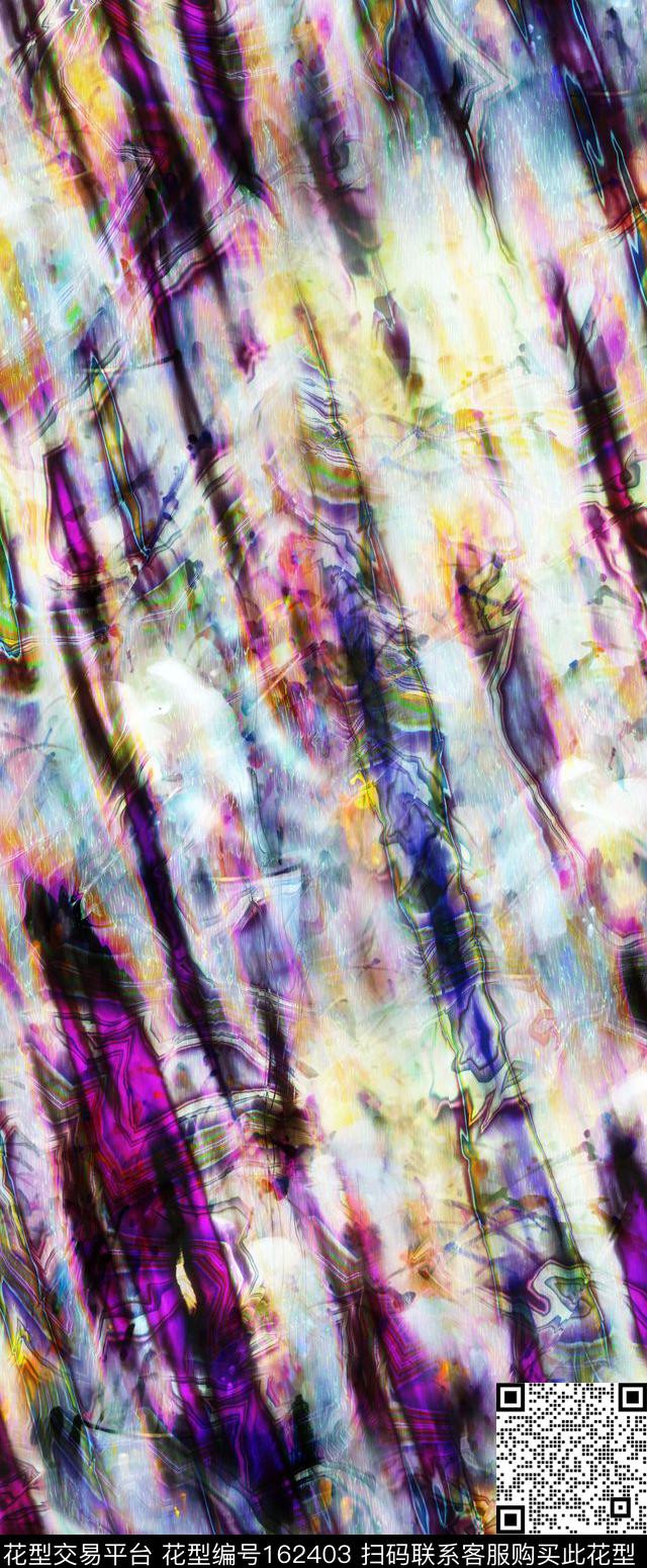 抽象肌理纹理数码印花华亿平台下载（图片编号: 162403） - 瓦栏（Walan）