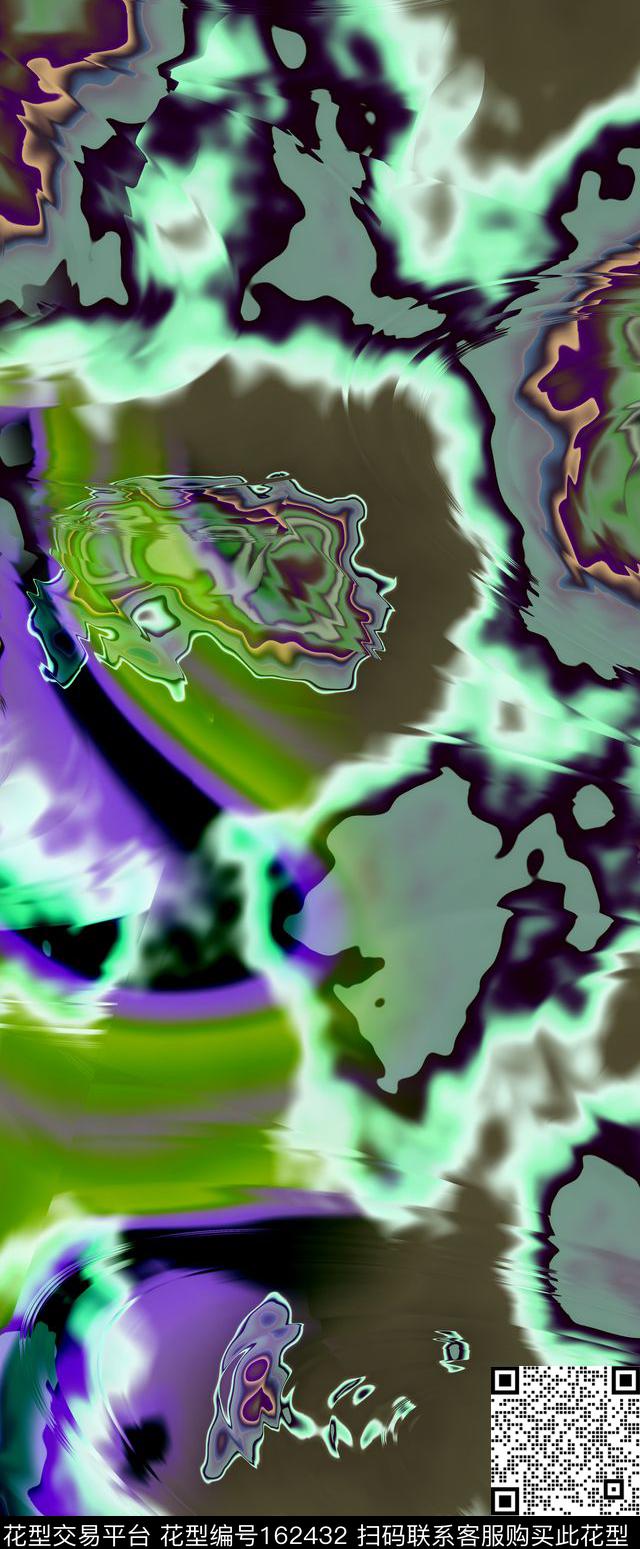 抽象肌理纹理数码印花华亿平台下载（图片编号: 162432） - 瓦栏（Walan）