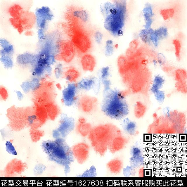 纹理手绘方巾数码印花华亿平台下载（图片编号: 1627638） - 瓦栏（Walan）