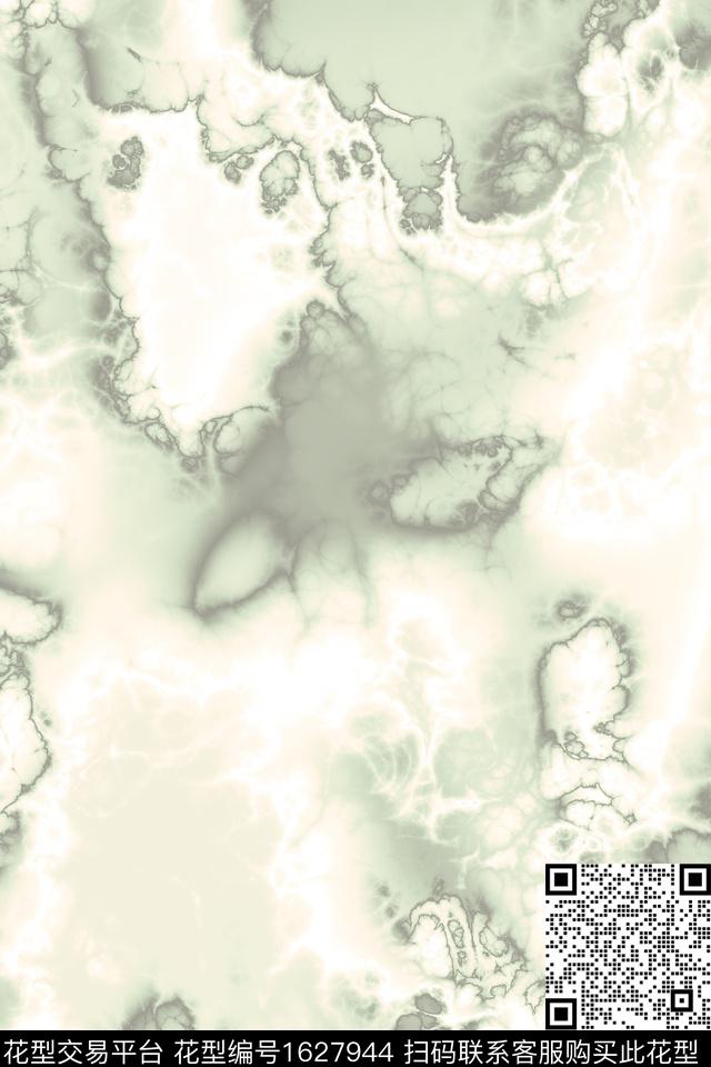 渐变流动晕染肌理数码印花华亿平台下载（图片编号: 1627944） - 瓦栏（Walan）