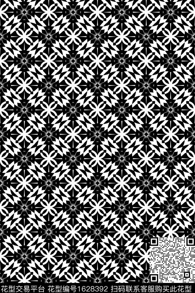 民族风几何连续传统印花华亿平台下载（图片编号: 1628392） - 瓦栏（Walan）