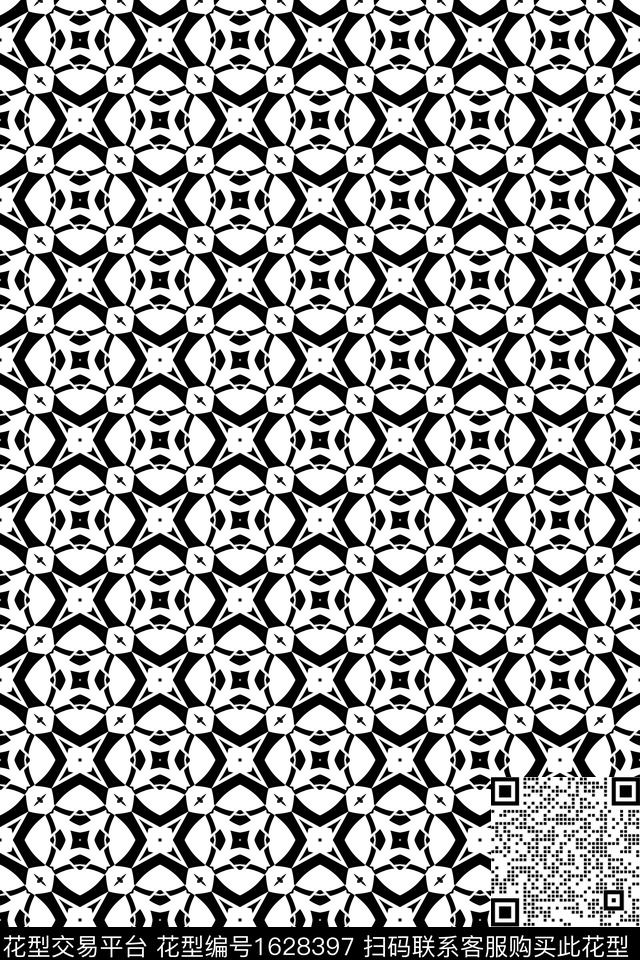 民族风几何连续传统印花华亿平台下载（图片编号: 1628397） - 瓦栏（Walan）