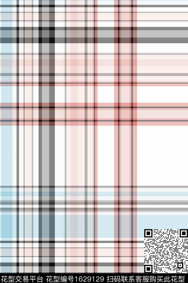 格子条纹苏格兰数码印花华亿平台下载（图片编号: 1629129） - 瓦栏（Walan）
