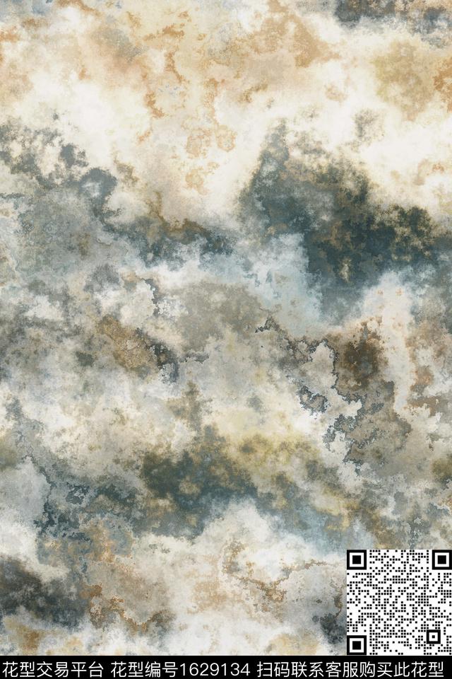 香云纱艺术肌理晕染肌理数码印花华亿平台下载（图片编号: 1629134） - 瓦栏（Walan）