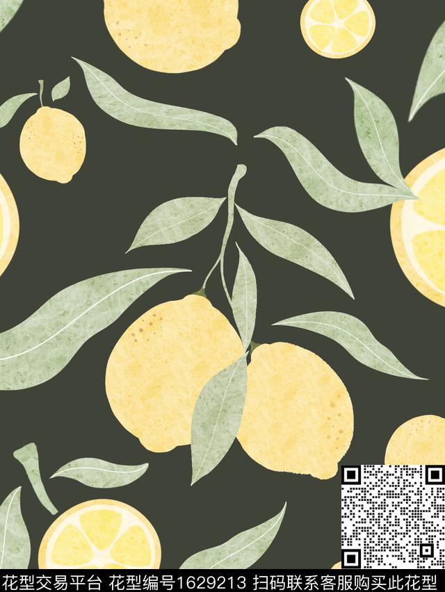 小清新清爽家纺数码印花华亿平台下载（图片编号: 1629213） - 瓦栏（Walan）