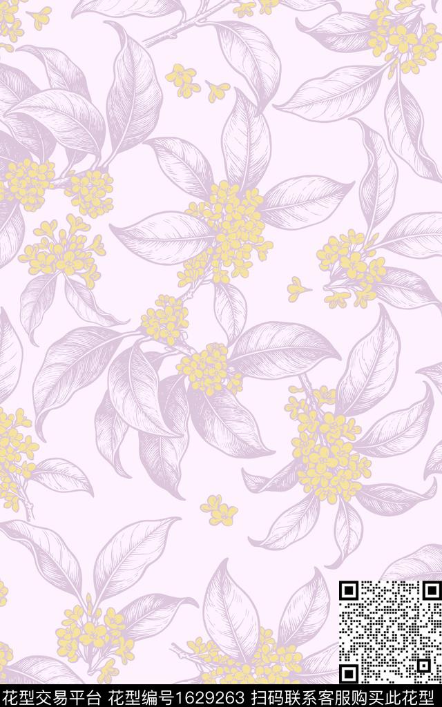 花卉素雅床品传统印花华亿平台下载（图片编号: 1629263） - 瓦栏（Walan）