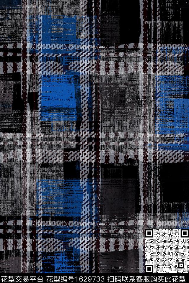 纹理棉麻肌理数码印花华亿平台下载（图片编号: 1629733） - 瓦栏（Walan）